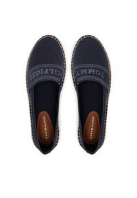 TOMMY HILFIGER - Tommy Hilfiger Espadryle Denim Platform Espadrille FW0FW08543 Granatowy. Kolor: niebieski. Materiał: materiał. Obcas: na platformie #3