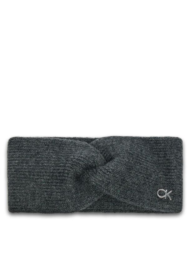 Calvin Klein Opaska materiałowa Chunky K60K612872 Czarny. Kolor: czarny. Materiał: wełna, materiał