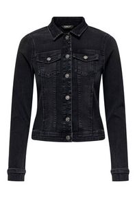 only - ONLY Kurtka jeansowa Wonder 15243147 Czarny Regular Fit. Kolor: czarny. Materiał: bawełna #5