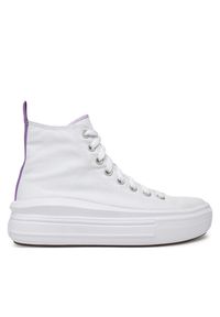 Trampki Converse. Kolor: biały. Obcas: na platformie