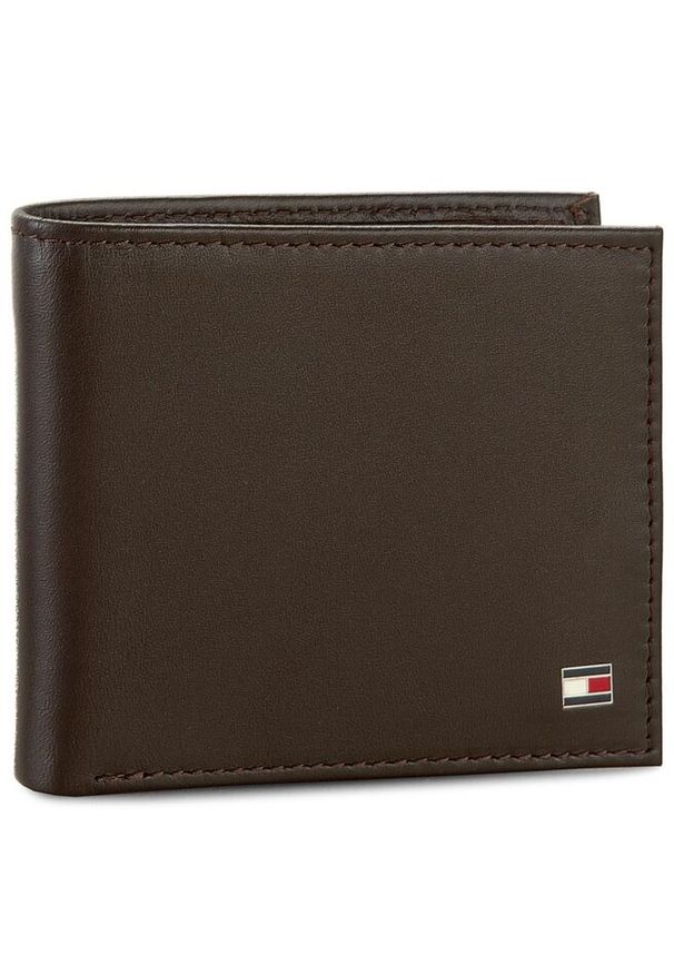 TOMMY HILFIGER - Portfel Tommy Hilfiger. Kolor: brązowy