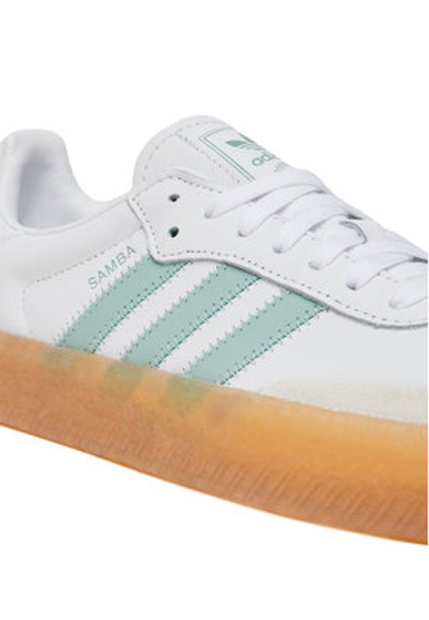 Adidas - adidas Sneakersy Sambae JP5609 Biały. Kolor: biały. Materiał: skóra
