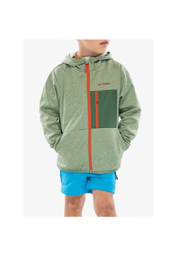 Bluza dziecięca Vaude Kikimora Jacket. Kolor: zielony