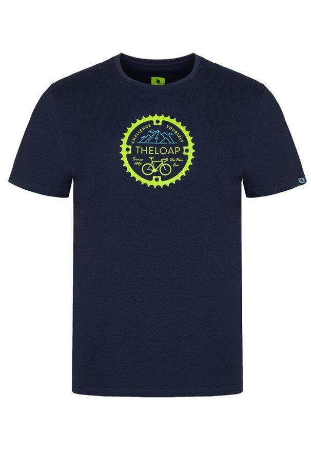 ZONE PERFECT - T-shirt Loap Alger M dla Mężczyzn - Oddychająca i Wygodna Bawełna. Kolor: wielokolorowy. Materiał: elastan, bawełna. Wzór: nadruk