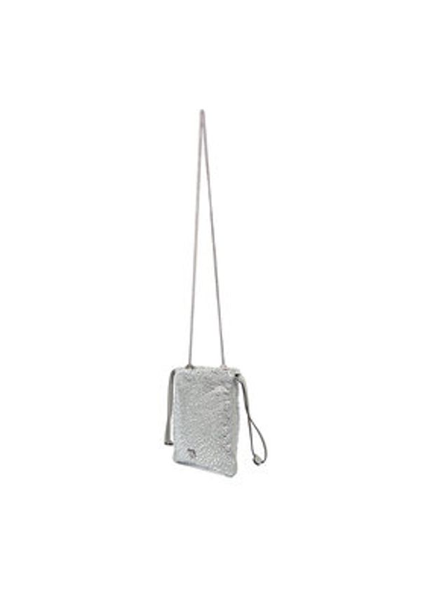 Pinko - PINKO Torebka Slouchy Coulisse Baby AI 25-26 PCPL 105409 A2WF Srebrny. Kolor: srebrny