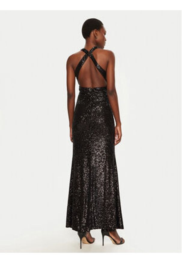 Marciano Guess Sukienka wieczorowa 5RGK44 6111A Czarny Classic Fit. Kolor: czarny. Materiał: syntetyk. Styl: wizytowy