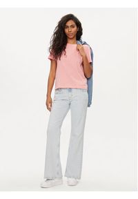 Tommy Jeans T-Shirt DW0DW14616 Różowy Regular Fit. Kolor: różowy. Materiał: bawełna #4