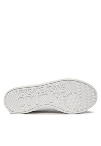 Versace Jeans Couture Sneakersy 75VA3SK9 Biały. Kolor: biały. Materiał: skóra #5