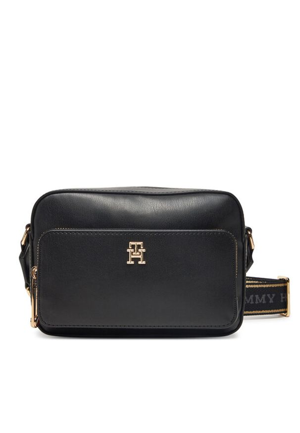 TOMMY HILFIGER - Tommy Hilfiger Torebka Th Joy Camera Bag AW0AW16812 Czarny. Kolor: czarny. Materiał: skórzane