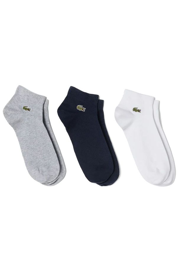 Skarpetki unisex Lacoste RA2917-5KC - multikolor. Kolor: wielokolorowy. Materiał: materiał, bawełna, poliamid