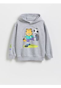 Reserved - Bluza GARFIELD - jasnoszary. Kolor: szary. Materiał: bawełna, dzianina