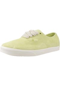 Tenisówki Vans Model Authentic Lowpro Fat L Kolor Zielony. Kolor: zielony. Materiał: zamsz, tkanina
