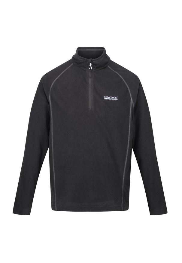 Regatta - Męski Polar Z Suwakiem Montes. Kolor: wielokolorowy, szary, fioletowy. Materiał: polar. Sport: turystyka piesza