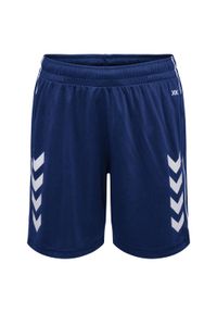 Szorty dla dzieci Hummel Core XK Poly Coach. Kolor: niebieski. Styl: sportowy