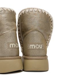 Mou Śniegowce MU.FW531002B Beżowy. Kolor: beżowy. Materiał: zamsz, skóra #3