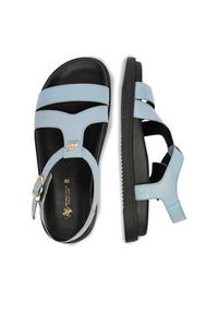 Beverly Hills Polo Club Sandały EO-WI16-SERDINIA-01 Niebieski. Kolor: niebieski. Materiał: skóra #5