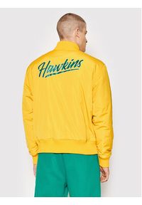 Champion Kurtka bomber Unisex STRANGER THINGS Hawkins 217754 Żółty Regular Fit. Kolor: żółty. Materiał: syntetyk #8