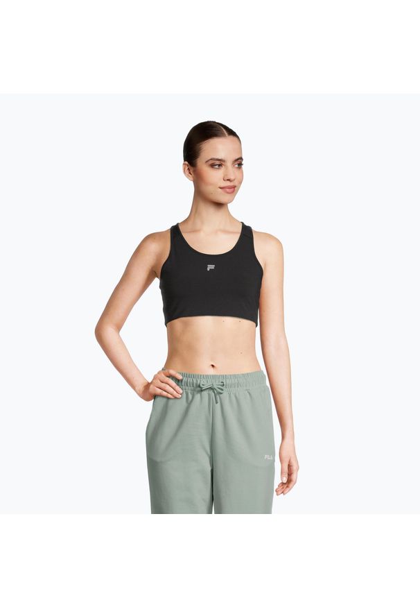 Fila - Biustonosz fitness FILA Radford. Kolor: czarny. Sport: fitness