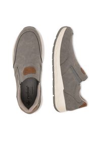 Rieker Półbuty 11550-42 Szary. Kolor: szary. Materiał: materiał #6