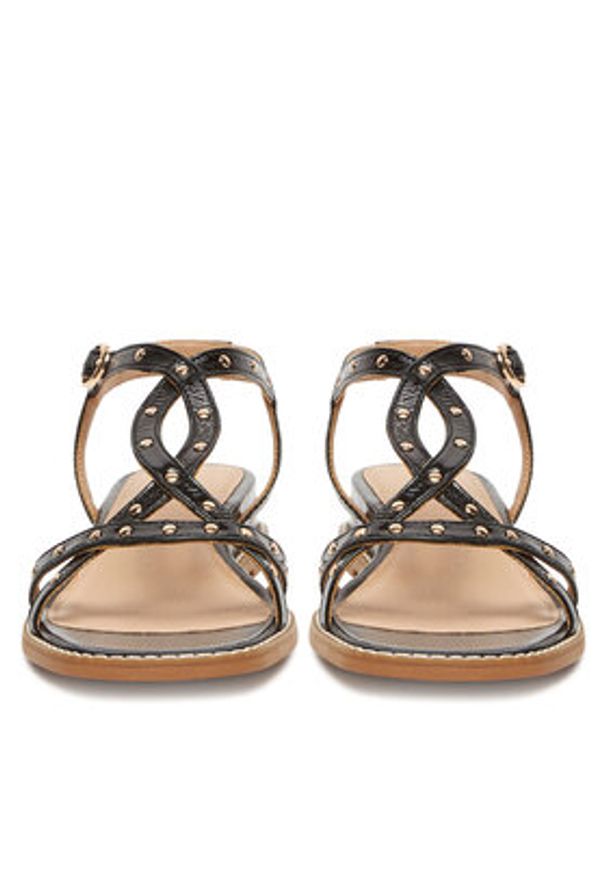 Lasocki Sandały WI33-CS853-HM-02 Czarny. Kolor: czarny. Materiał: lakier, skóra