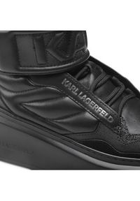 Karl Lagerfeld - KARL LAGERFELD Sneakersy KL63555 Czarny. Kolor: czarny. Materiał: skóra #5
