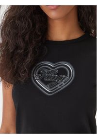 Hugo - HUGO T-Shirt Dichroma_B 50560769 Czarny Slim Fit. Kolor: czarny. Materiał: bawełna #4