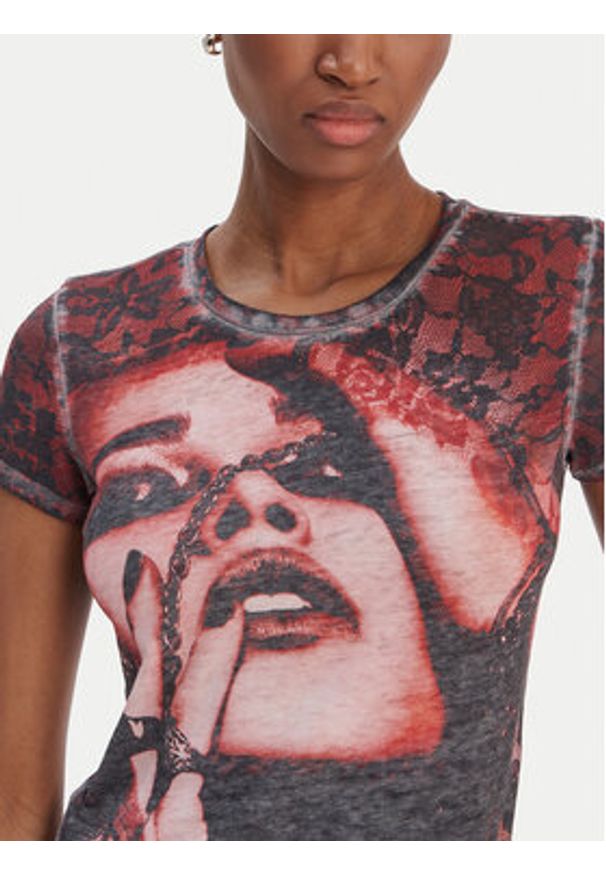 Guess T-Shirt W6RI50 KCCG0 Kolorowy Regular Fit. Materiał: syntetyk. Wzór: kolorowy