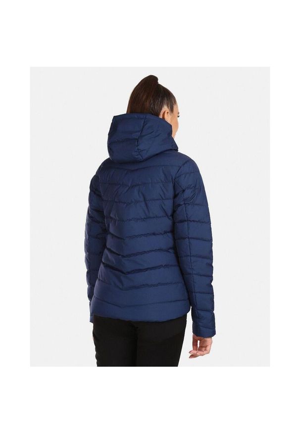 Kurtka puchowa Kilpi Tasha. Kolor: niebieski. Materiał: puch. Sezon: zima. Sport: turystyka piesza