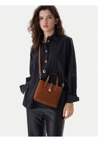 Karl Lagerfeld - KARL LAGERFELD Torebka B1W30104 Brązowy. Kolor: brązowy. Materiał: skórzane #4