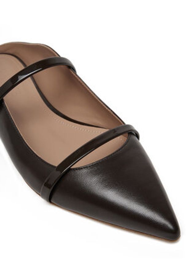 MALONE SOULIERS Klapki Maureen Flat 330 Brązowy. Kolor: brązowy. Materiał: skóra