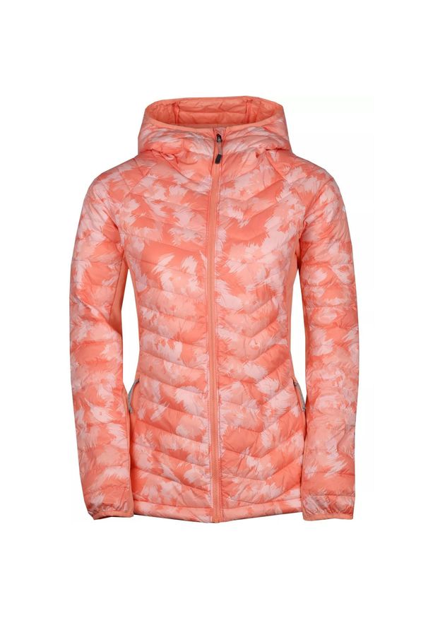 columbia - Kurtka przejściowa damska Columbia Powder Pass Hooded. Kolor: różowy. Materiał: poliester. Sport: turystyka piesza