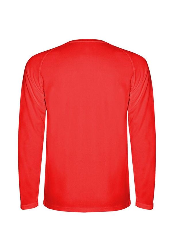 ROLY - Dziecięca/niemowlęca Koszulka Sportowa Montecarlo Z Długim Rękawem. Kolor: czerwony. Długość rękawa: długi rękaw. Długość: długie. Sport: turystyka piesza