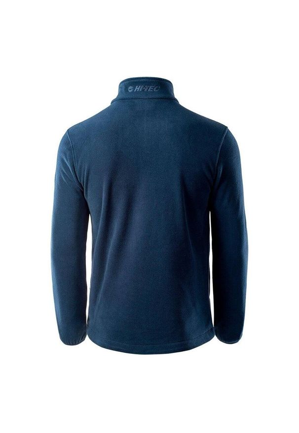 Hi-tec - Bluza Polarowa Męska Nader. Kolor: niebieski. Materiał: polar. Sezon: zima. Sport: turystyka piesza