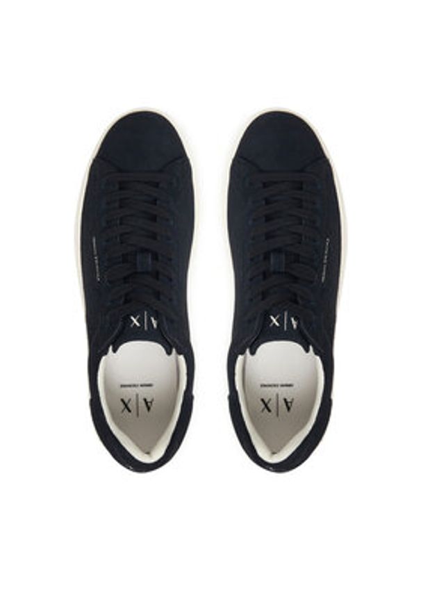 Armani Exchange Sneakersy XM002617 AF19687 ZB004 Granatowy. Kolor: niebieski. Materiał: zamsz, skóra