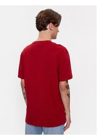 Tommy Jeans T-Shirt Linear Logo DM0DM17993 Czerwony Regular Fit. Kolor: czerwony. Materiał: bawełna