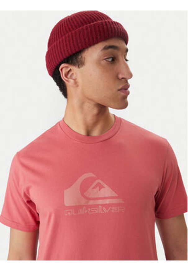 Quiksilver T-Shirt Ev Comp Logo EQYZT08182 Czerwony Regular Fit. Kolor: czerwony. Materiał: bawełna