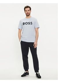 BOSS - Boss T-Shirt 50512866 Niebieski Regular Fit. Kolor: niebieski. Materiał: bawełna