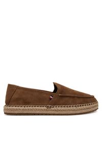 TOMMY HILFIGER - Espadryle Tommy Hilfiger. Kolor: brązowy