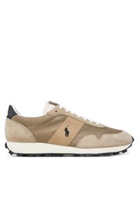 Polo Ralph Lauren Sneakersy PRL Trail 125 809960987003 Brązowy. Kolor: brązowy. Materiał: skóra, zamsz