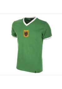 COPA FOOTBALL - Koszulka retro piłkarska dla dorosłych - Niemcy Lata 70 Wydanie Gościa - Zielona. Kolor: zielony. Sezon: lato. Sport: piłka nożna