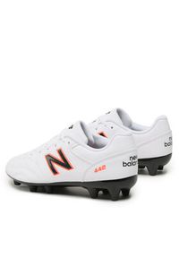 New Balance Buty do piłki nożnej 442 v2 Academy Jnr Fg JS43FWD2 Biały. Kolor: biały. Materiał: skóra #6