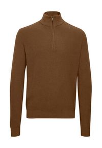 Blend Sweter 20714337 Brązowy Regular Fit. Kolor: brązowy. Materiał: bawełna #4