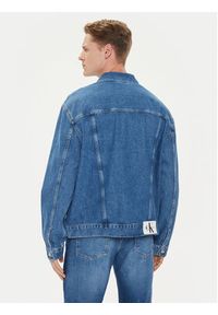 Calvin Klein Jeans Kurtka jeansowa 90's J30J325750 Niebieski Regular Fit. Kolor: niebieski. Materiał: bawełna