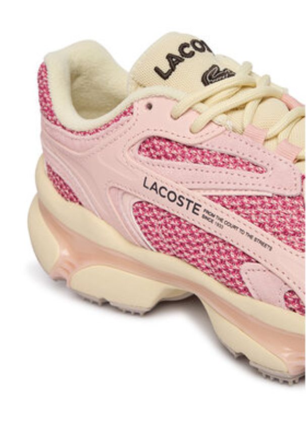 Lacoste Sneakersy L003 2K24 51SFA0068 Różowy. Kolor: różowy. Materiał: materiał