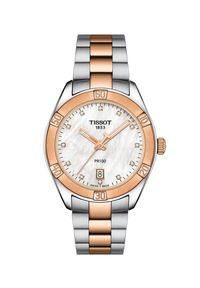 TISSOT PR 100 Sport Chic T101.910.22.116.00. Materiał: materiał. Styl: sportowy