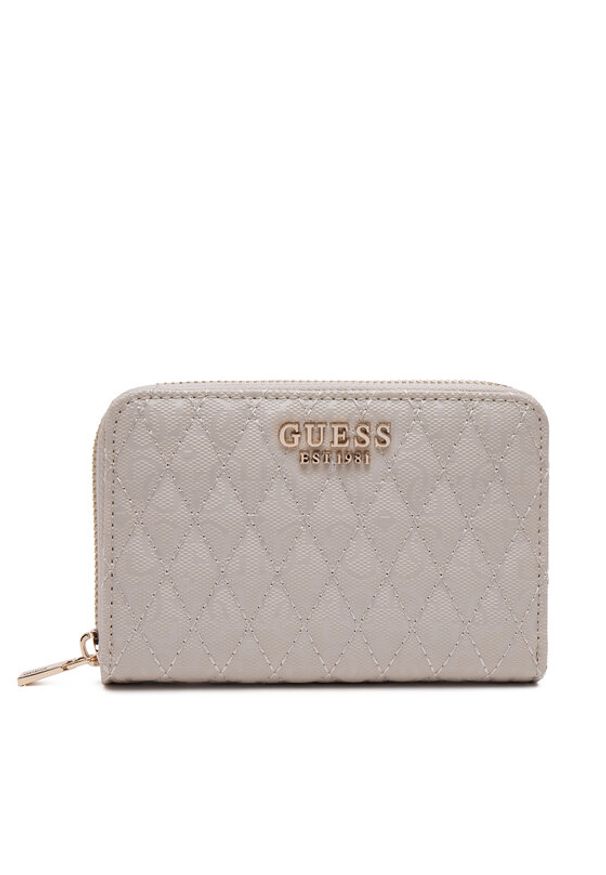 Guess Duży Portfel Damski SWGG96 26140 Beżowy. Kolor: beżowy. Materiał: skóra