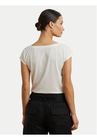 Lauren Ralph Lauren - LAUREN RALPH LAUREN T-Shirt 200971072002 Biały Relaxed Fit. Kolor: biały. Materiał: bawełna #4