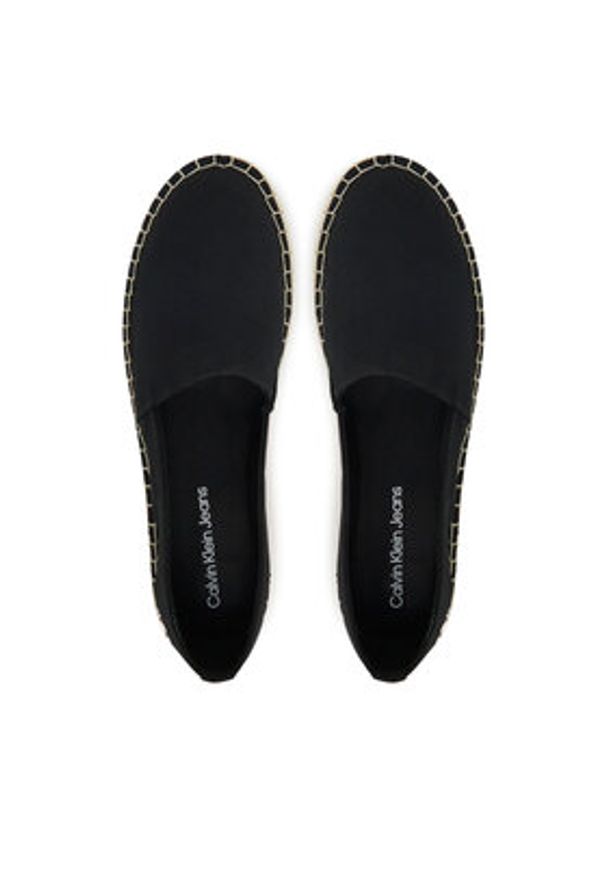 Calvin Klein Jeans Espadryle Flatform Esdparille Mg/Hdw YW0YW01737 Czarny. Kolor: czarny. Materiał: materiał