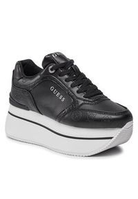 Guess Sneakersy Camrio FLPCAM FAL12 Czarny. Kolor: czarny. Materiał: skóra