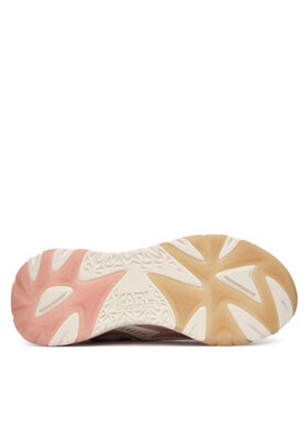 Karl Lagerfeld - KARL LAGERFELD Sneakersy Blaze KL62422 Écru. Kolor: kremowy. Materiał: materiał